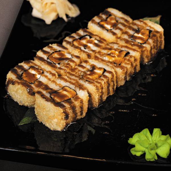 Tempura with shrimp and salmon